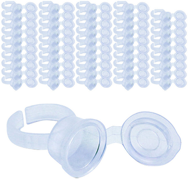 반영구화장 실리콘 뚜껑 링컨테이너, 50개