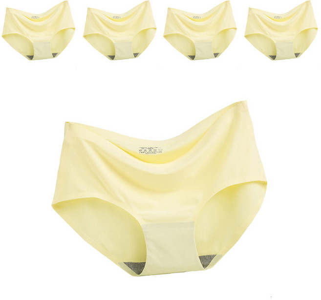 데일리 심리스 무봉제 노라인 누디 팬티 5p