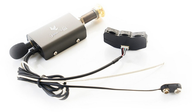 고퍼우드 어쿠스틱 기타 픽업, TGA-23D-GW, 1개