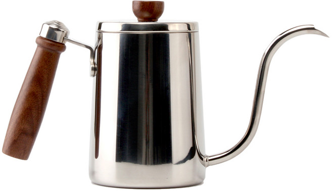 코빙 엘스엔틱 드립포트 600ml, 실버, 1개