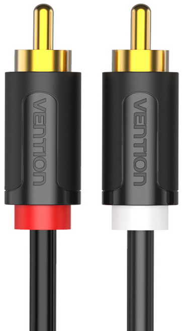 벤션 순동 2RCA 오디오 케이블 5m, 블랙, BCMBJ