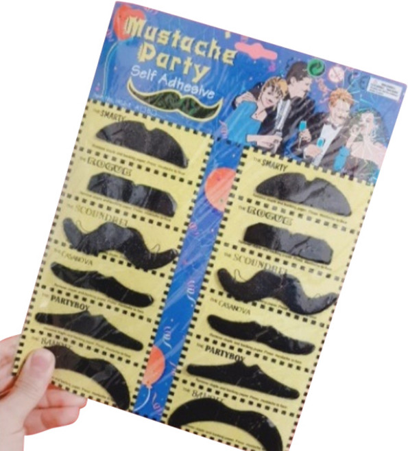 오마이남친 파티 필수템 붙이는 가짜 수염 세트, 1세트