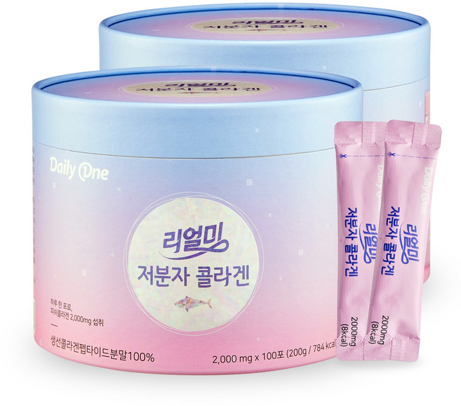 데일리원 리얼미 저분자 콜라겐, 200개