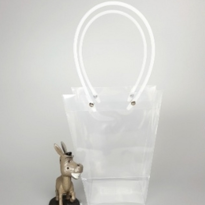 사다리꼴 화분 쇼핑백 SCT32 10p, 투명, 1세트