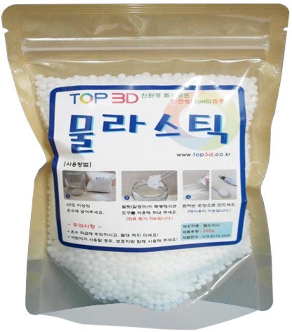 탑쓰리디 물라스틱 폴리모프 과학교육용품 250g, 1개