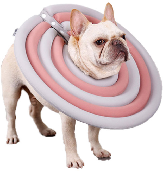 딩동펫 반려동물 초경량 넥카라, 핑크, 1개