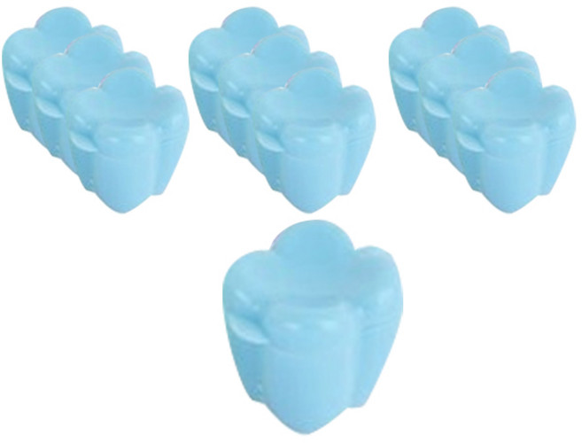 아딘폴리오 치아모양 유치 보관케이스 10p, 스카이