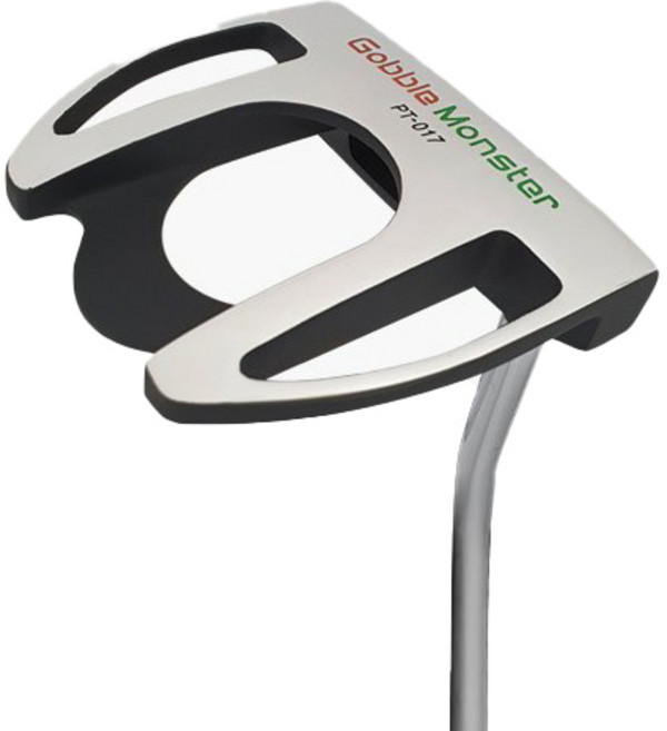 고블몬스터 허리를 굽히지 않는 GM 말렛형 골프 퍼터 PT-017 + 퍼터그립 블랙 + 헤드커버 랜덤발송 세트, 3도