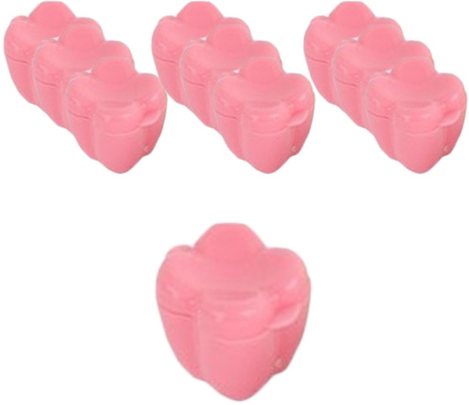 아딘폴리오 치아모양 유치 보관케이스 10p, 핑크