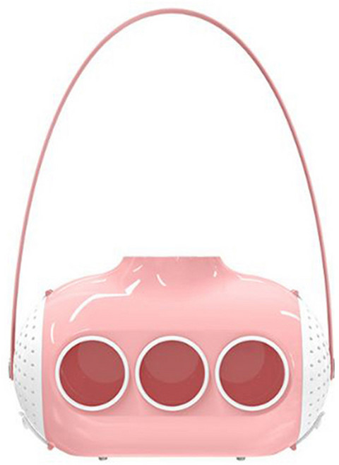 예펫 강아지 고양이 잠수함 이동가방, 샤이 핑크, 1개