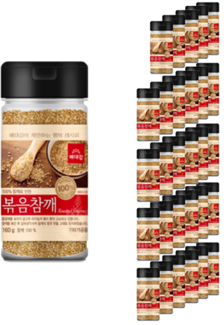 배대감 볶음참깨, 160g, 30개