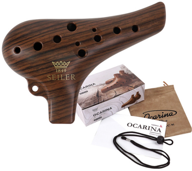 삼익악기 알토C 오카리나 SPO-AC3 + 스트랩 + 파우치 세트, 혼합색상, 1개