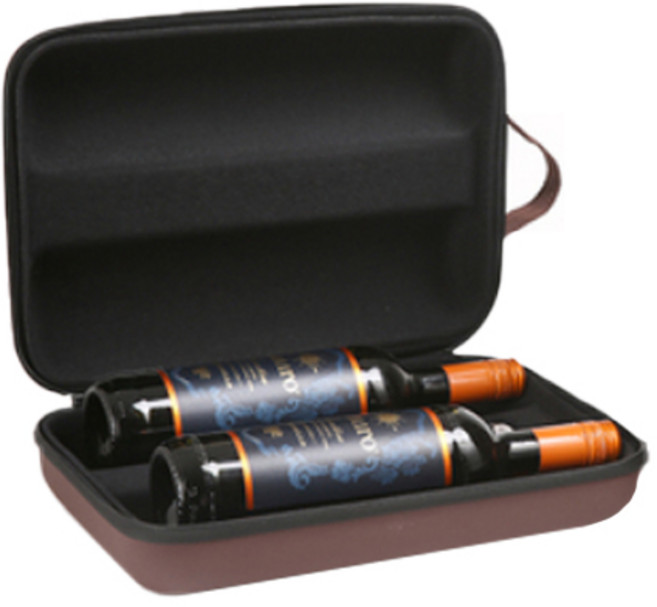 딤플 와인 캐리어, 브라운, 1개