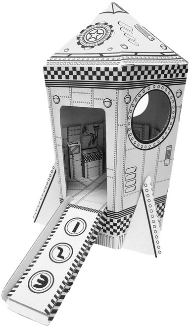 에프피에프 대형 종이 미니로켓 색칠하는 장난감 11022B, 혼합색상, 1개