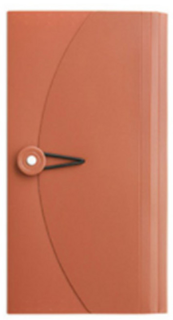 히키스 아코디언형 통장 포켓 정리함, 레드, 1개