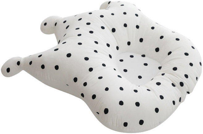 에시앙 크라운 역류방지 수유쿠션, 도트 아이보리