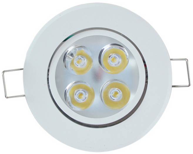 LED 3인치 4W 가구 매입형 등기구 일체형 DC타입 주광색, 1개