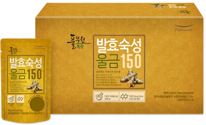 풀무원 발효숙성 울금 150 건강즙 30p, 3L, 1박스
