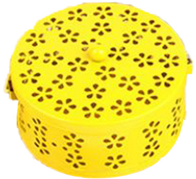 감성 모기향 연소기 받침대 케이스, 옐로우