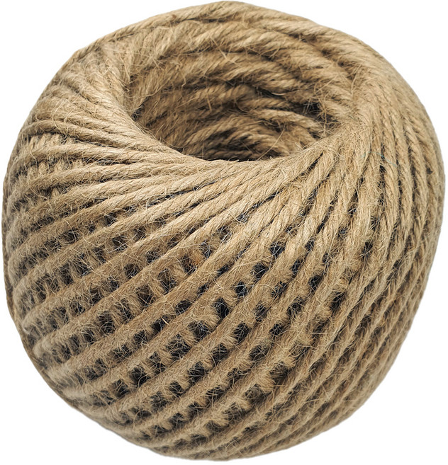 角落商人 工藝包裝用麻繩 4mm, 1個, 麻布, 100m