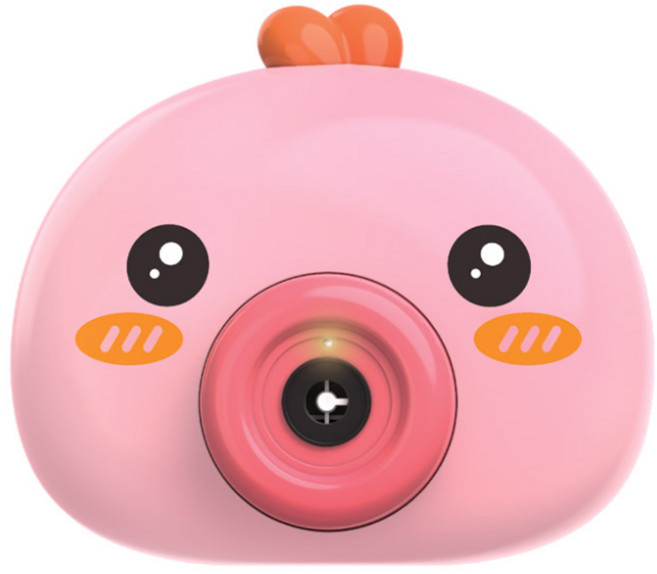 해피플레이 삐약삐약 해피병아리 비눗방울 카메라, 핑크, 1개