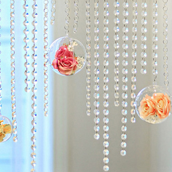 대한 팔각 크리스탈 비즈발, 투명