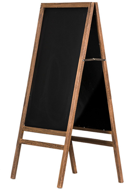 디피제로 A형 양면형 칠판 입간판 브라운, 나무