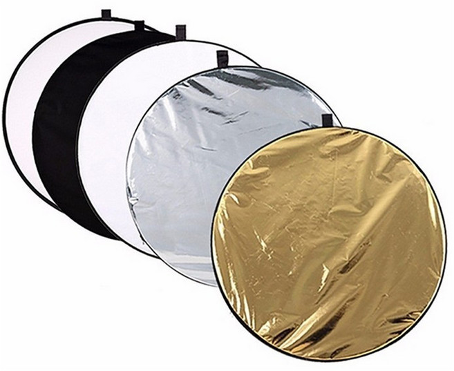 주닉스 5종류포함 110cm 반사판 사진조명 야외촬영, 1개