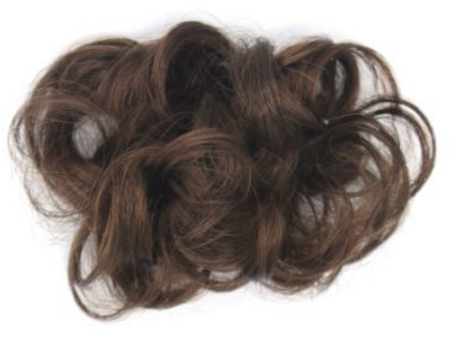 끌레오라미 당고머리 헤어 자동핀 소형, 밝은갈색, 1개