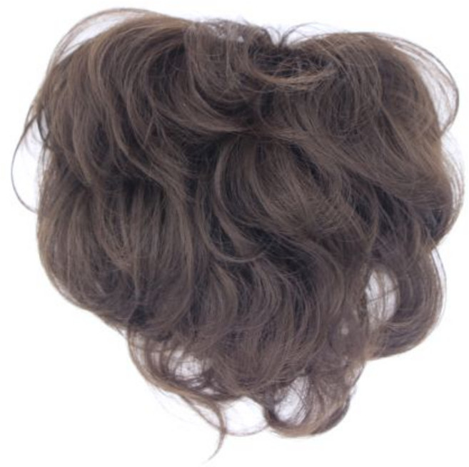 끌레오라미 여성용 정수리 가발 D632, 밝은자연갈색, 1개