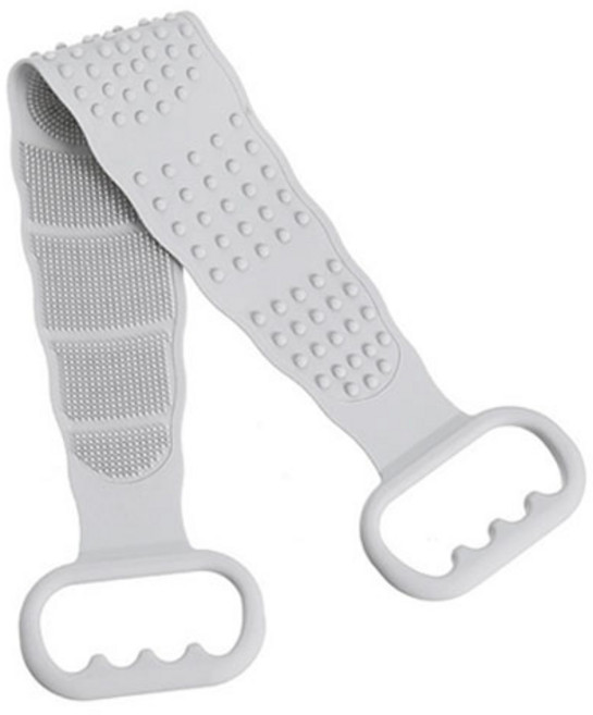 힐로 무통 실리콘 양면 마사지 때밀이, 그레이, 1개입, 1개