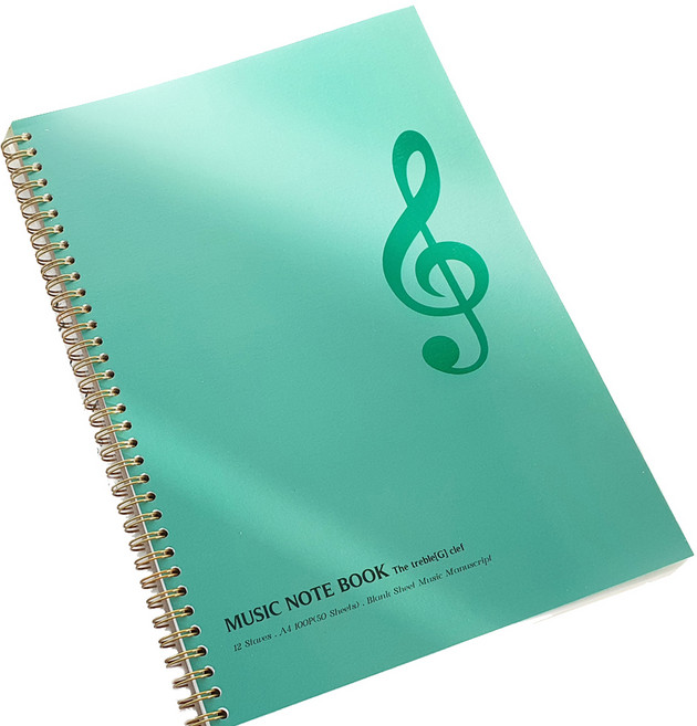 제이로그 A4 음악 노트, 높은음자리표, 1개