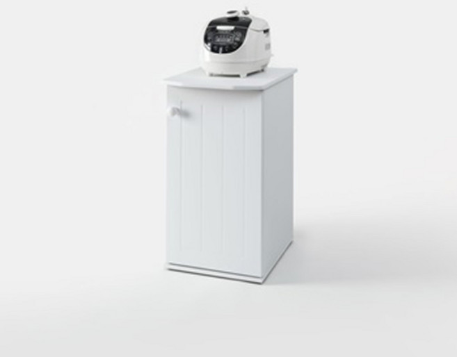 태영가구 정수기받침대 400 수납장, 화이트