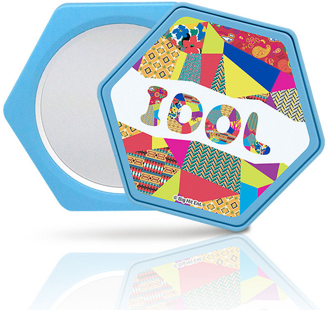 BTS 아이돌 손거울, 블루, 1개