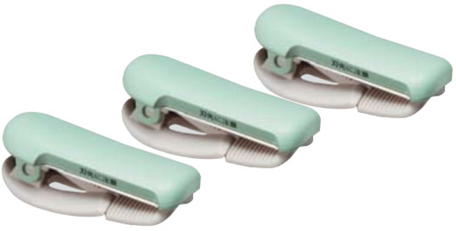 마스킹 테이프 커터기 20~25mm, 파스텔그린, 3개