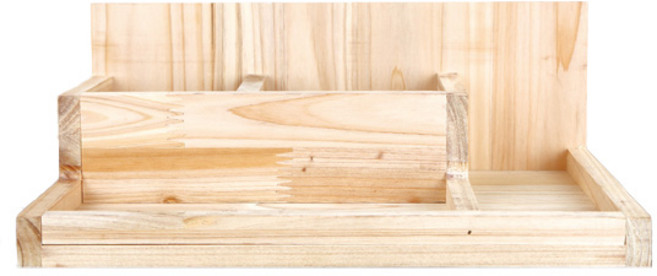 다용도 원목 수납함, 1개