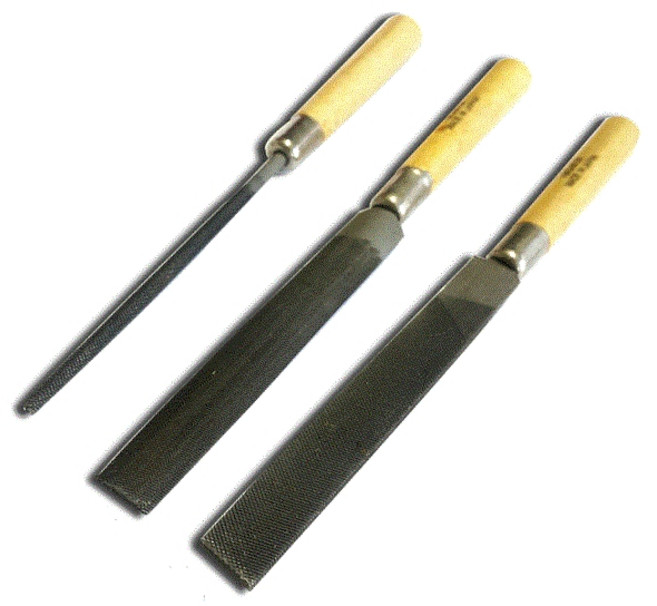 TAVATA 鐵工用銼刀3件組 TF-1003, 1套