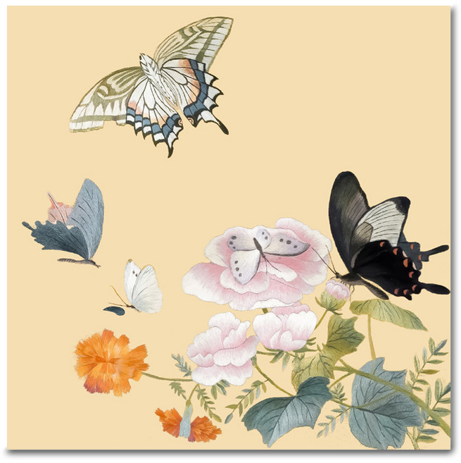 아디코 캔버스 DIY 명화 그리기 25 x 25 cm, 자수화첩도(PK03), 1개