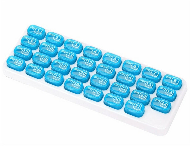 도소 31칸 한달분 약통, 1개