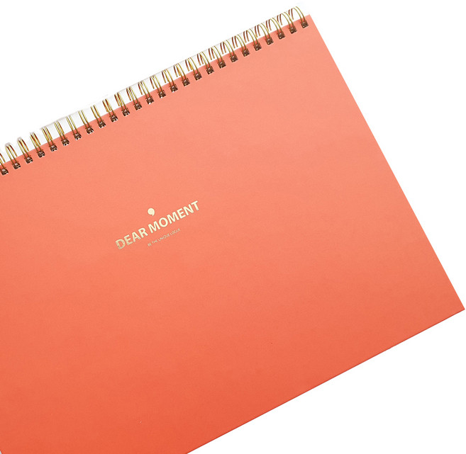 제이로그 v2 재택근무 스케줄 매니저 위클리 플래너 A4 만년형, 오렌지, 1세트