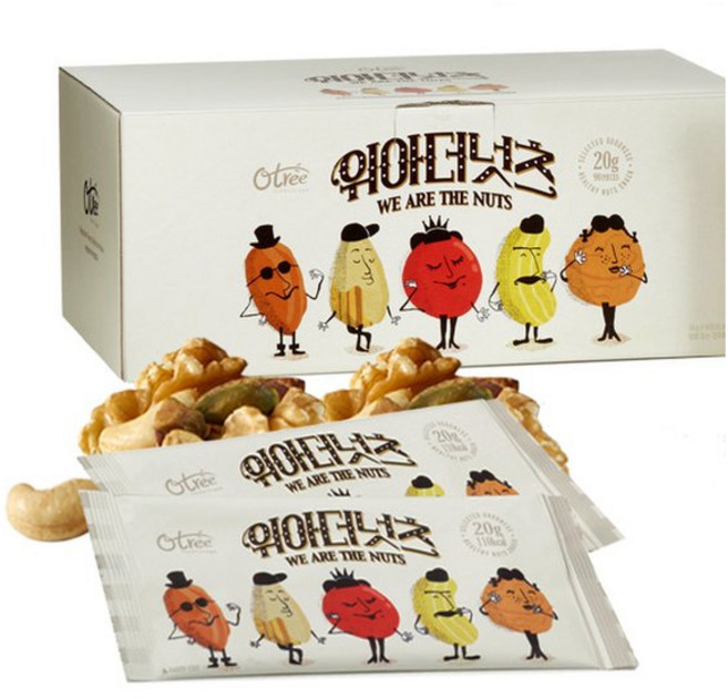 오트리 위아더넛츠, 20g, 1박스