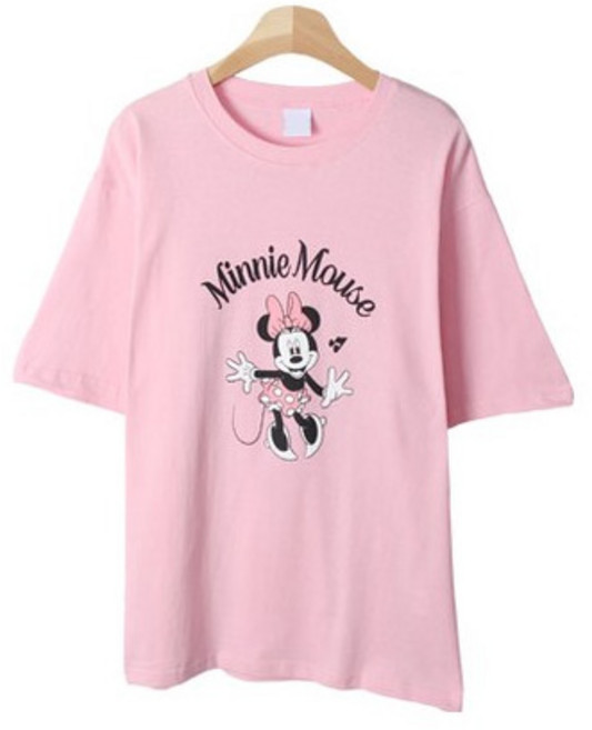 린다샵 여성용 그로터 미키 티셔츠 T6520K13