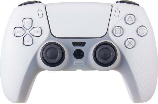 호후 PS5 플스5 듀얼센스 전용 실리콘 커버, 화이트, 1개