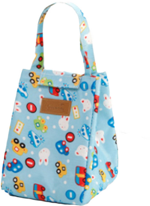 마켓에이 코튼 단열 도시락 가방 자동차, 1개