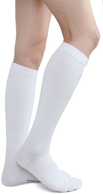 렉스타 의료용 압박스타킹 무릎형 양말재질 화이트 100, 1개