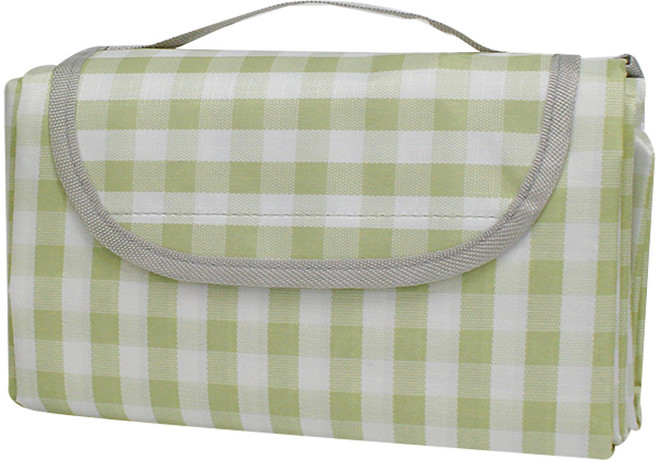 몽트노블 양면방수 피크닉 매트, 그린체크