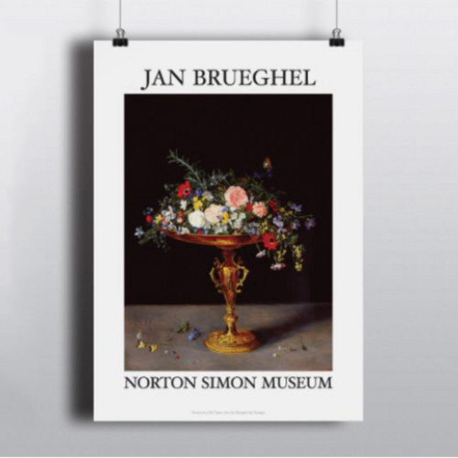 알루이 북유럽 거실 인테리어 그림 식물액자 42 얀브뤼헐 꽃1