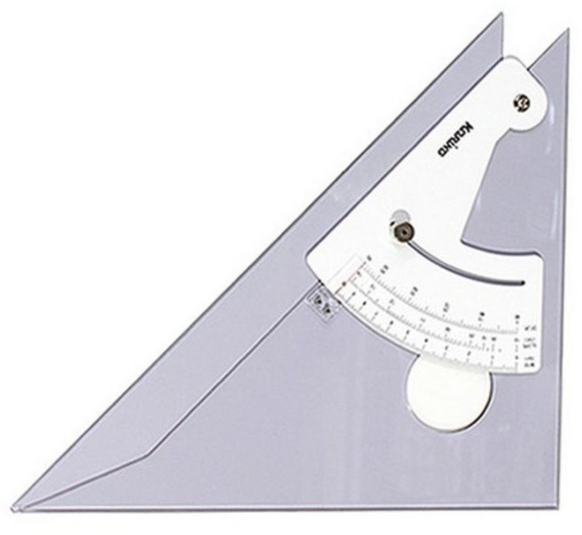 코링 각도 조절 삼각자 30cm SK-4-30, 혼합색상, 1개