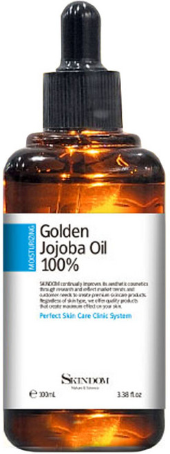 SKINDOM 保濕黃金荷荷芭油, 100ml, 1瓶