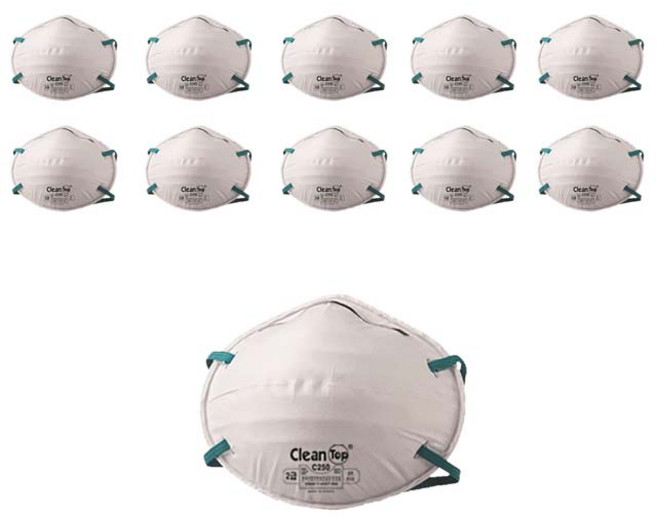 크린탑 2급 방진마스크 C250, 20개, 혼합색상